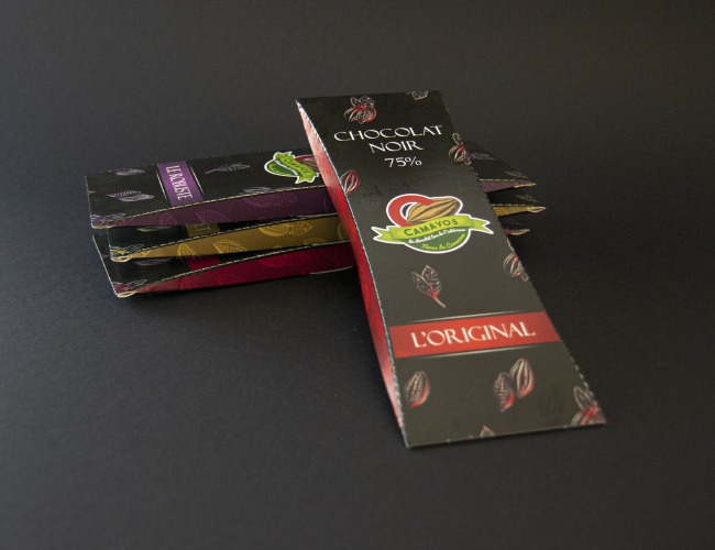 camayos gamme de packagings pour tablette de chocolat 1