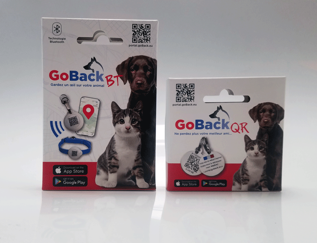 Médaille pour chien et chat Gamme GoBack