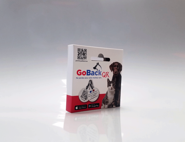 Médaille pour chien et chat GoBackQR