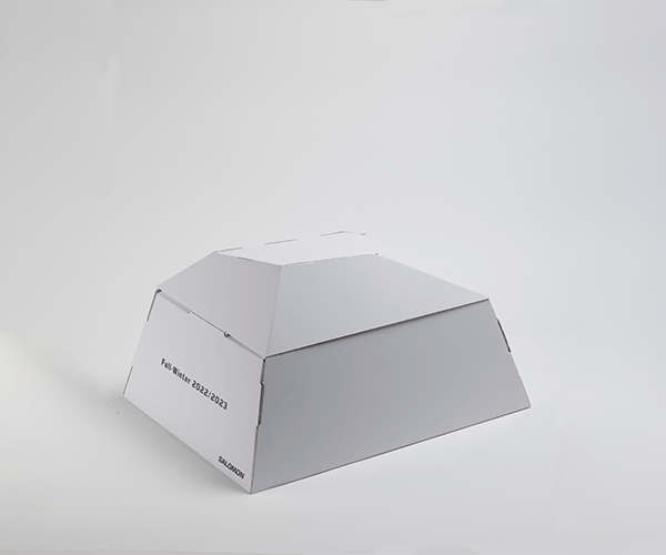 Packaging Salomon vue fermée en perspective du Coffret carton Athlète BOX